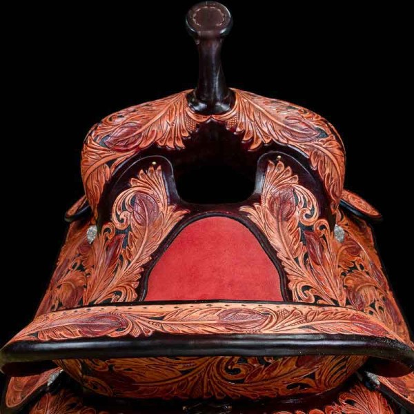 Hand Tooled Racer Western Saddle